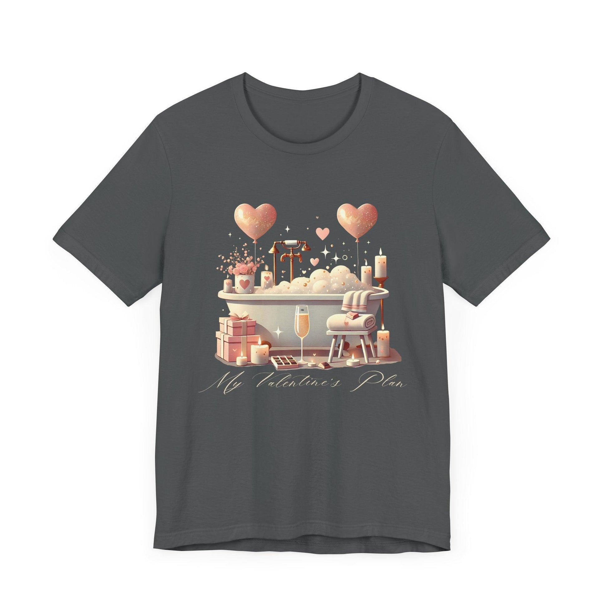 💖 My Valentine's Plan vs. Reality 🛁 Unisex Jersey Tee ✨ Expectation vs. Reality, the Valentine's Day edition! - Whippie's