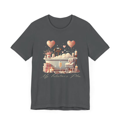 💖 My Valentine's Plan vs. Reality 🛁 Unisex Jersey Tee ✨ Expectation vs. Reality, the Valentine's Day edition! - Whippie's