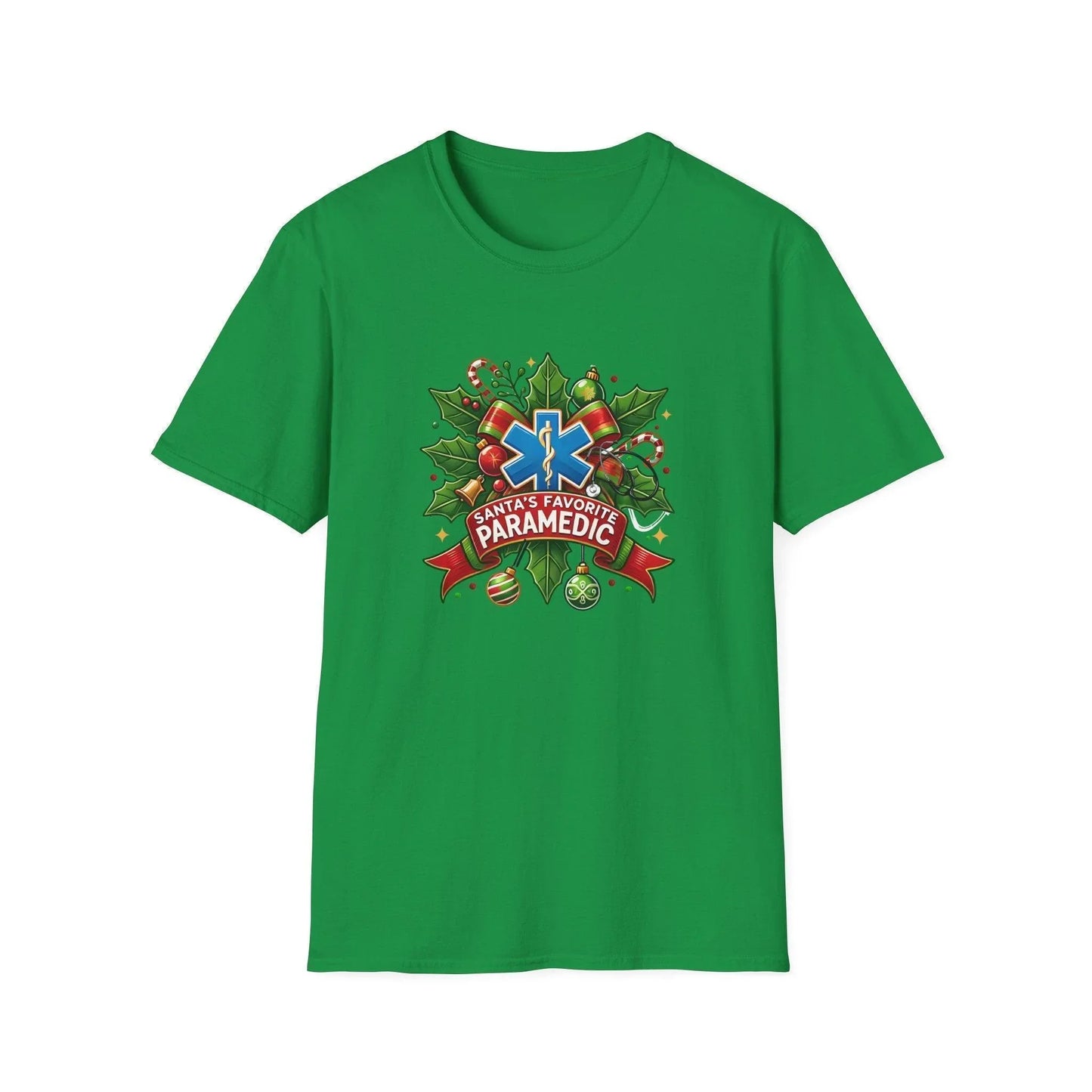 Santa's Favorite Paramedic Unisex Tee 🚑🎅 - Whippie's
