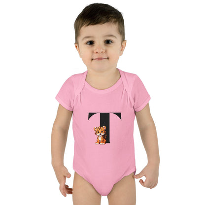 Alphabet Adventures: Letter T - Terrific Tiger Baby Onesie T is for Terrific Tiger! - Whippie's
