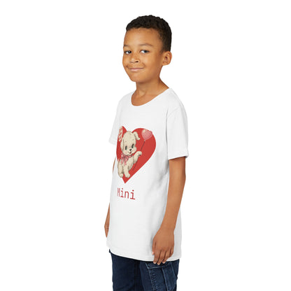 Matching Valentine Tee | Youth Puppy Love - Personalizable