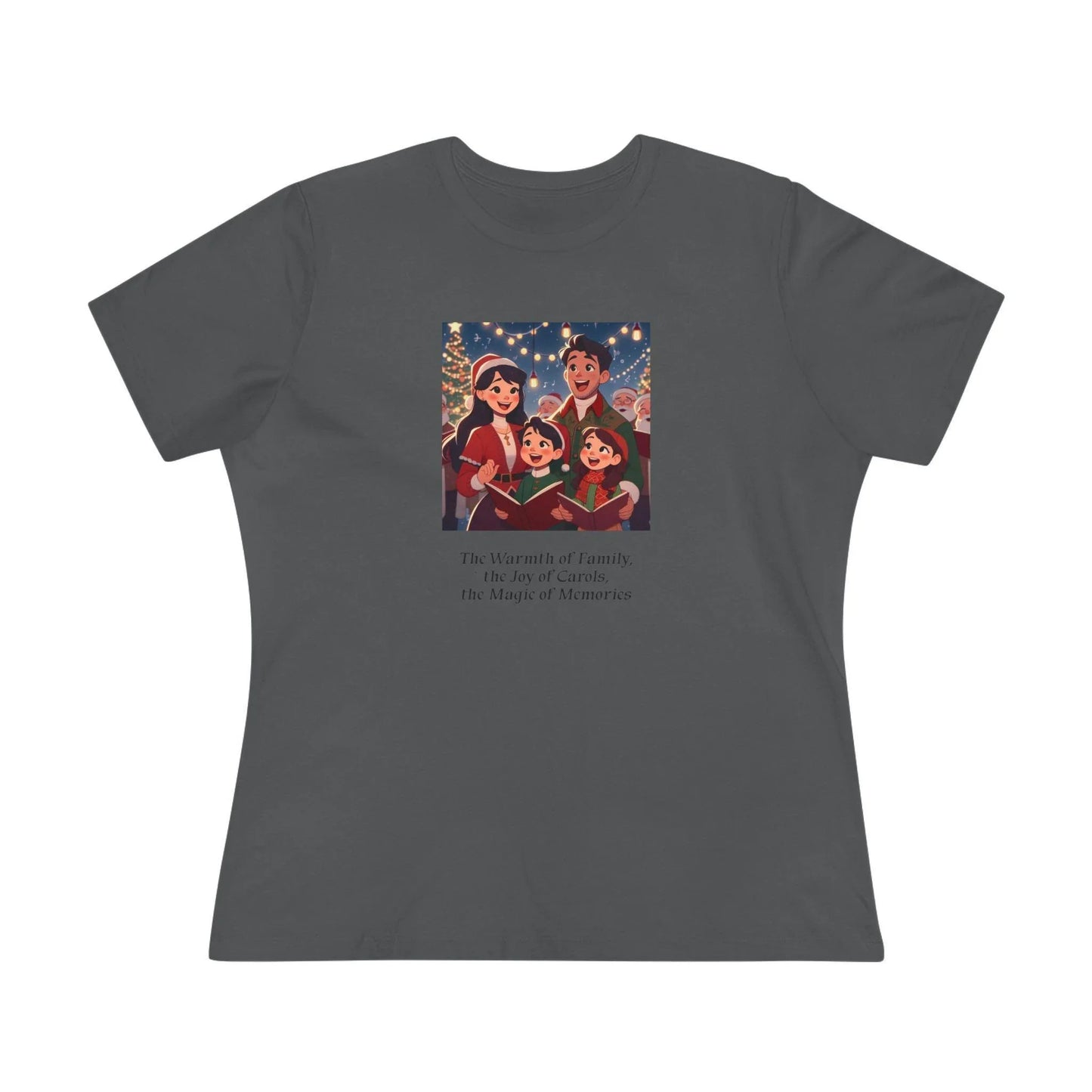 The Warmth of Family, the Joy of Carols, the Magic of Memories - Women's Tee - Whippie's