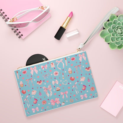 Pretty in Pink Clutch Bag - 🎀 Carry Your Essentials in Style! 🎀 - Whippie's