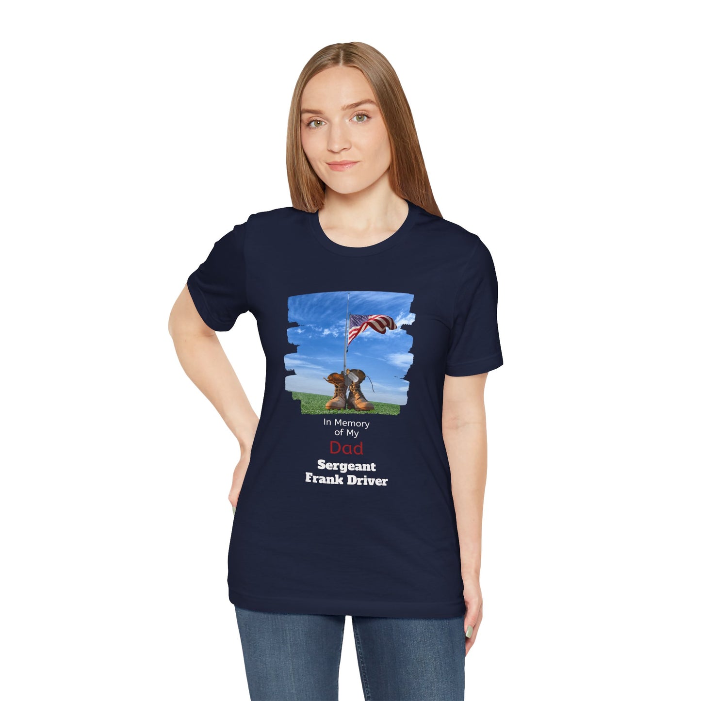 Memorial Day Military Boots Unisex Tee - Personalizable