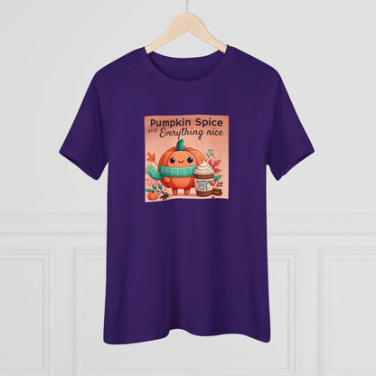 Cute Pumpkin: Pumpkin Spice and Everything Nice - Women's Softstyle Tee - Whippie's