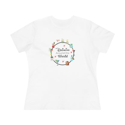 Drinking Around the World - Princess - Women's Softstyle Tee
