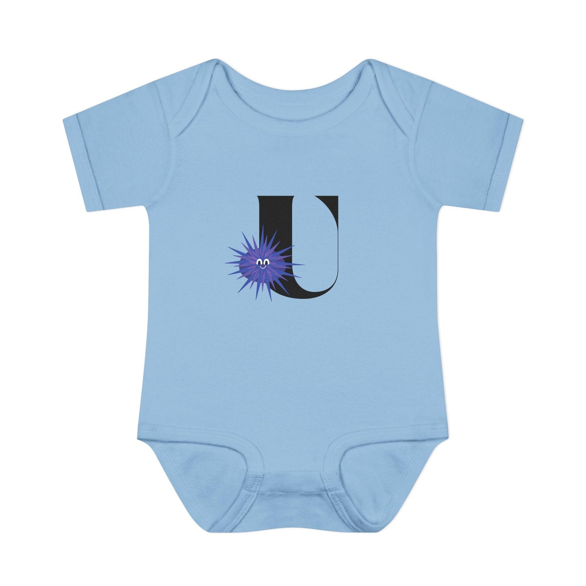 Alphabet Adventures: Letter U - Unforgettable Urchin Baby Onesie U is for Unforgettable Urchin! - Whippie's