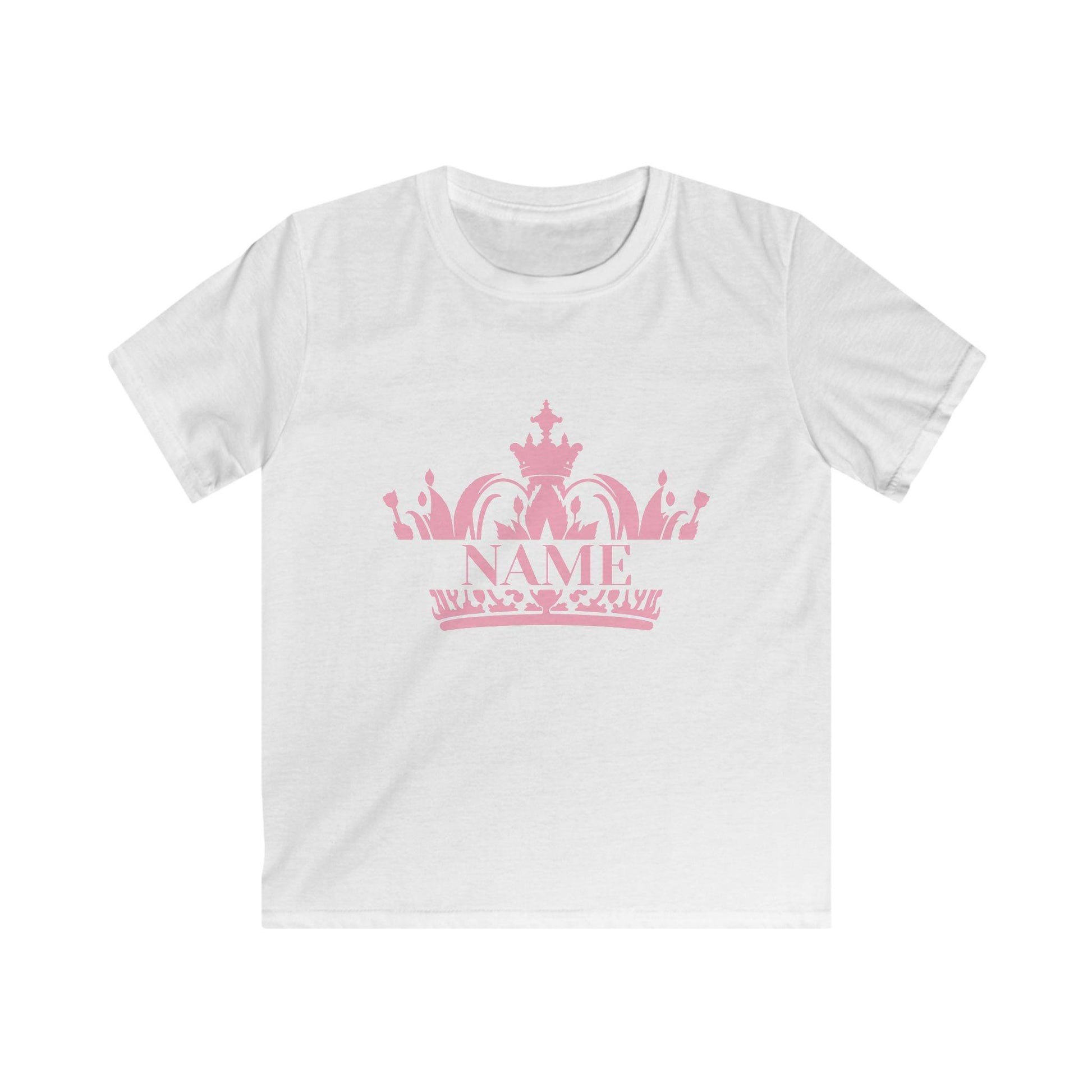 Crown Youth Tee - 👑 Rule Your World with Style! 👑 Personalizable - Whippie's