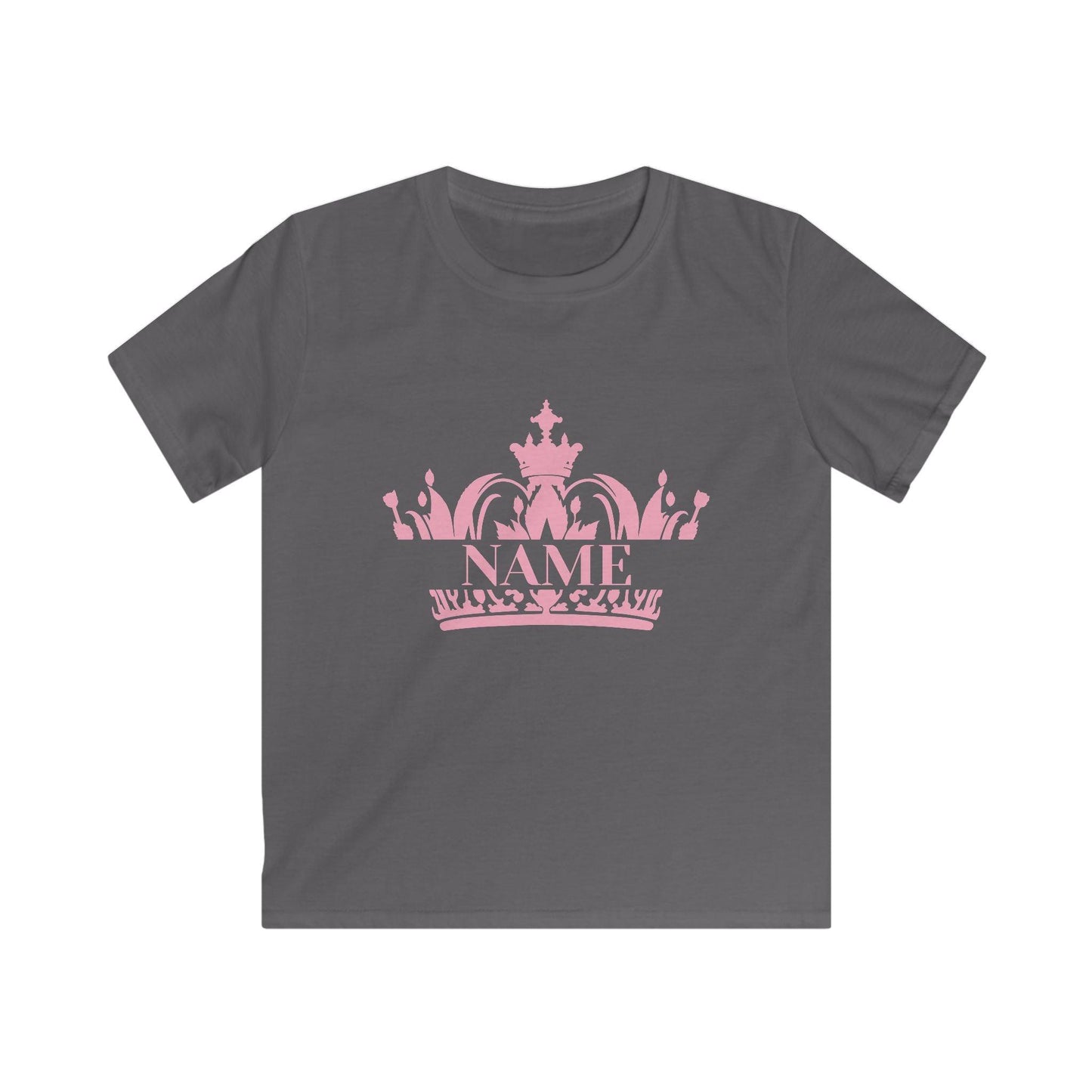 Crown Youth Tee - 👑 Rule Your World with Style! 👑 Personalizable - Whippie's