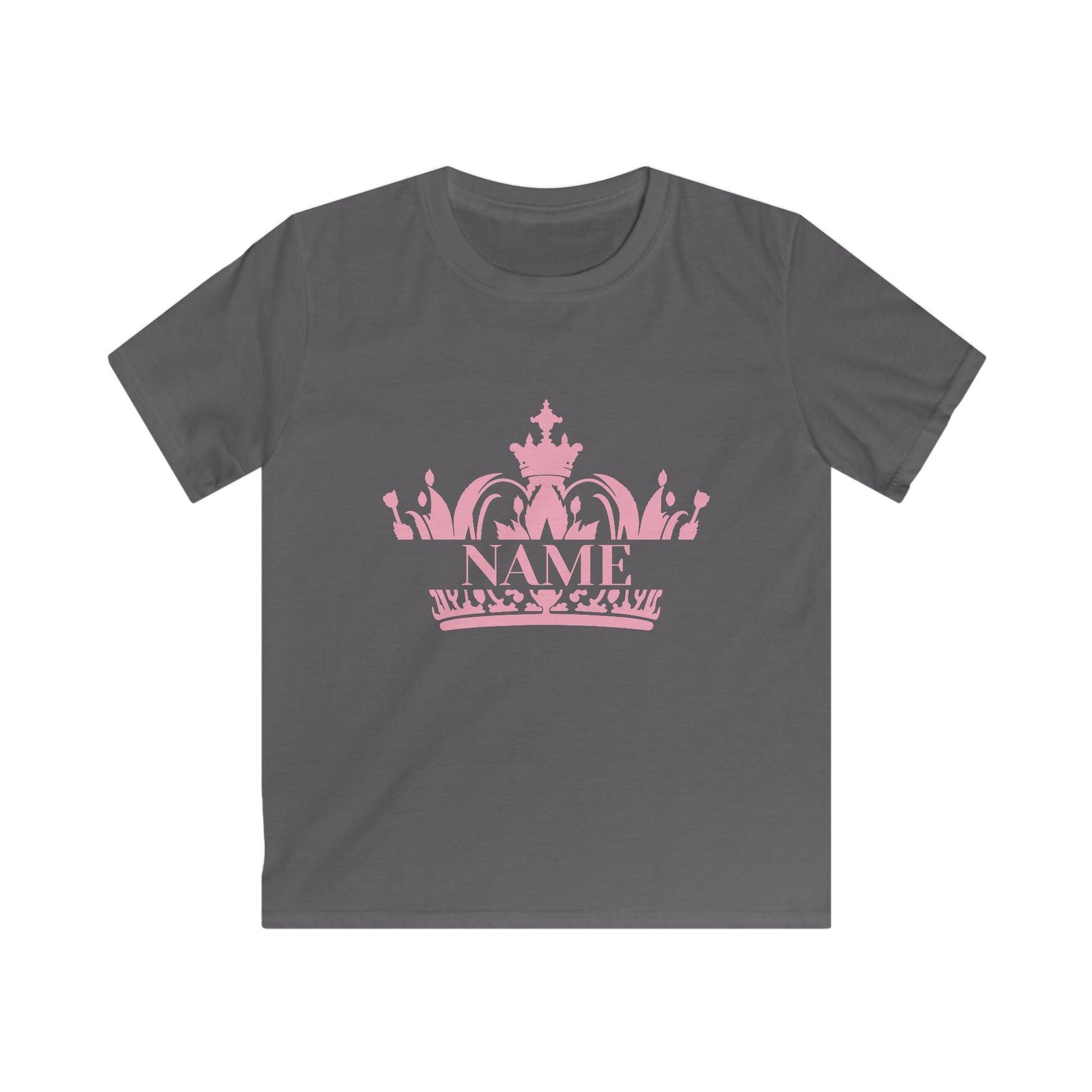 Crown Youth Tee - 👑 Rule Your World with Style! 👑 Personalizable - Whippie's