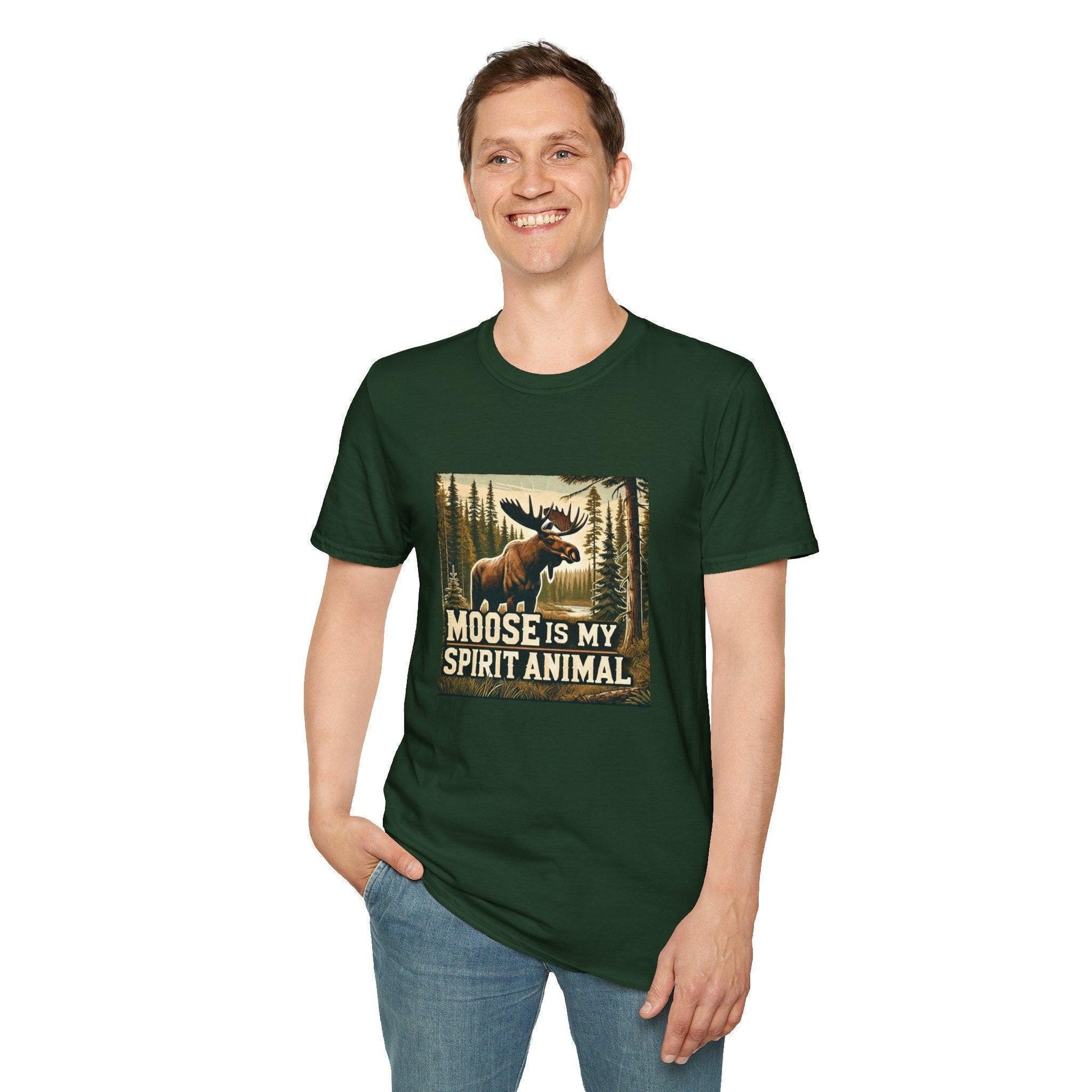 Moose is my Spirit Animal - Unisex T-Shirt - Whippie's
