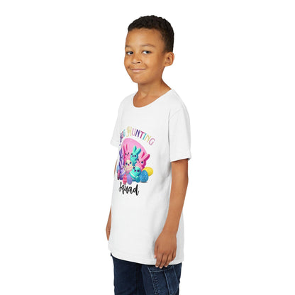 Egg Hunting Squad Youth Tee - 🐣🐰 Hop into Easter Fun! 🐰🐣 - Whippie's