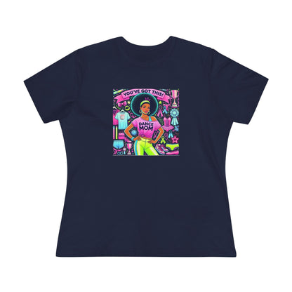 Dance Mom Magic (Young Black Mom) - A Colorful Celebration 🌈 - Women's Softstyle Tee - Whippie's