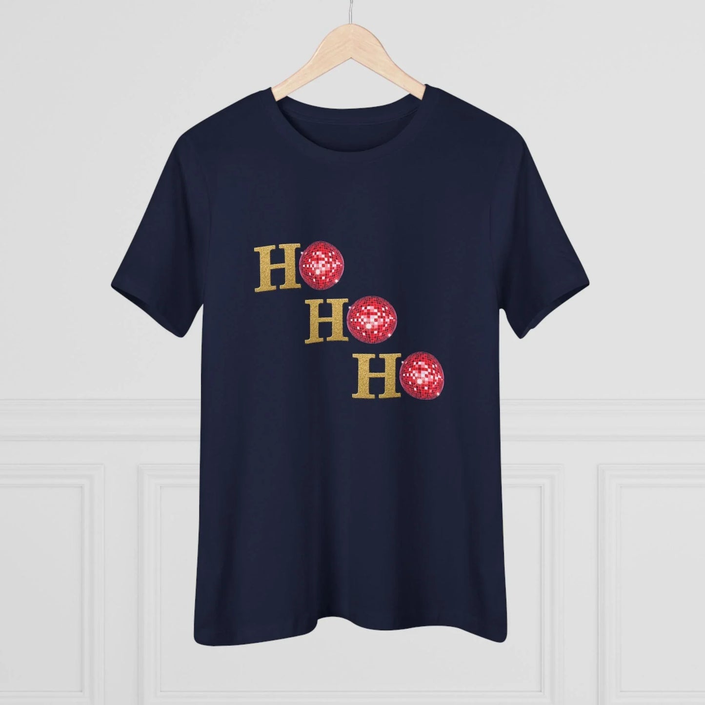 Ho Ho Ho ✨ Women's Softstyle Tee (with Disco Ball O's!) - Whippie's