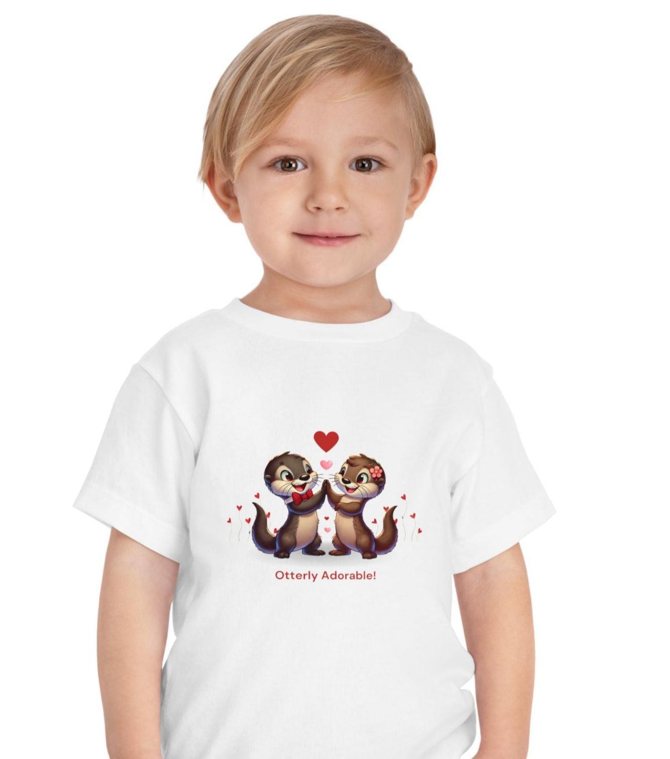 Otterly Adorable Toddler T-Shirt - Cuteness Overload! 💖🦦 - Whippie's