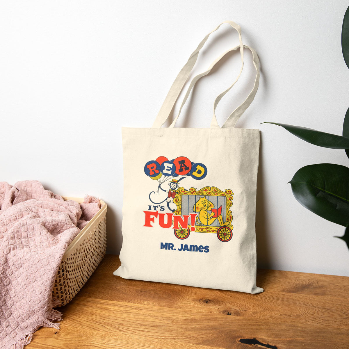 Read—It's Fun! Retro Book Tote Bag 1971
