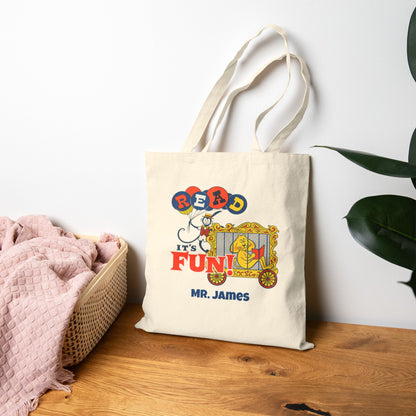 Read—It's Fun! Retro Book Tote Bag 1971