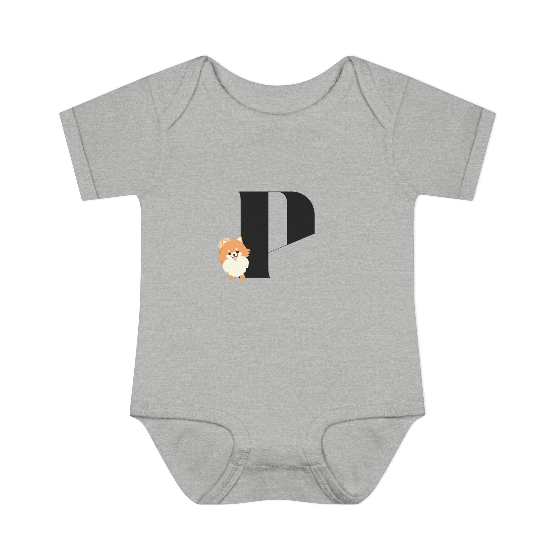 Alphabet Adventures: Letter P - Precious Pomeranian Baby Onesie P is for Precious Pomeranian! - Whippie's