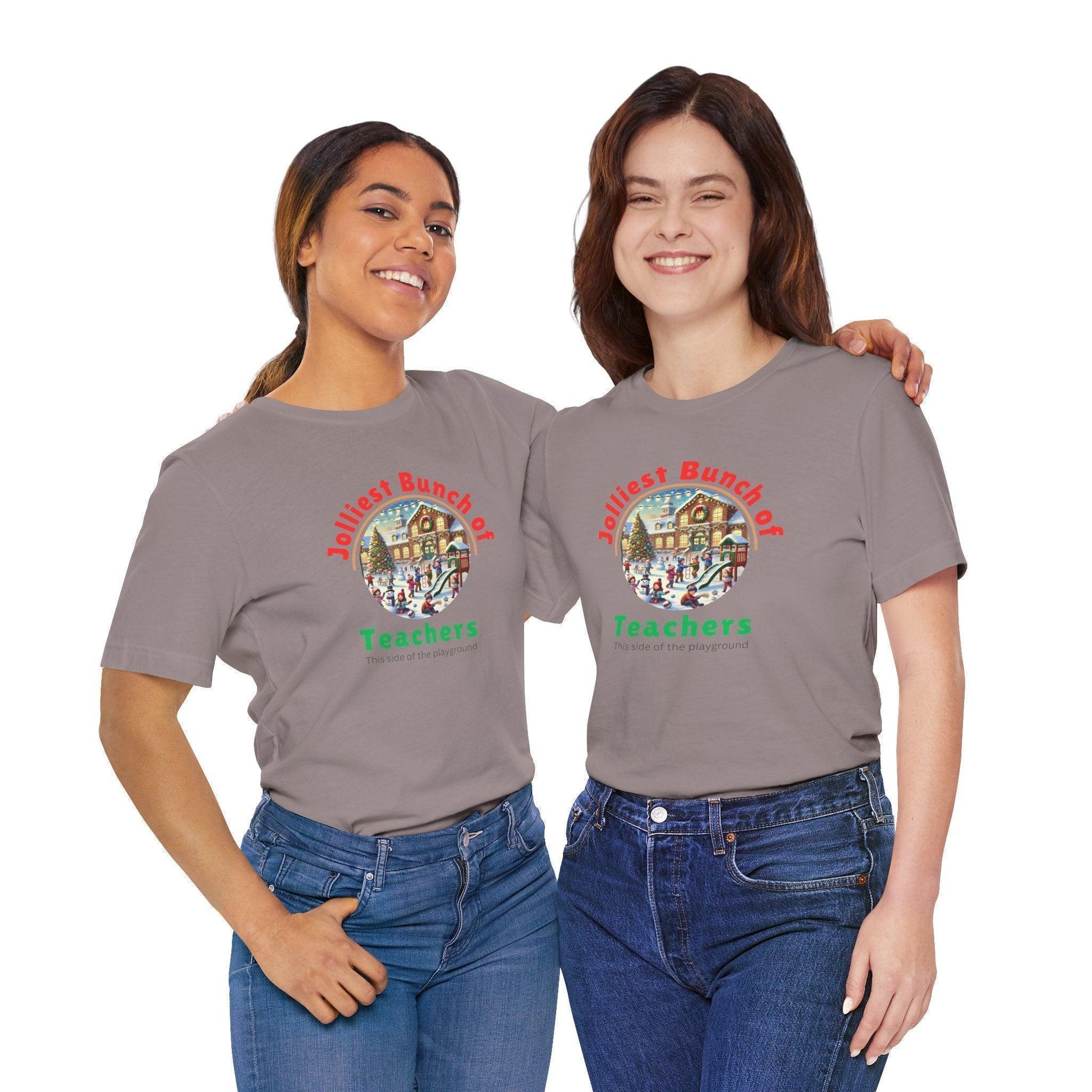 🌴 Jolly Bunch of Teachers ☀️ Unisex Jersey Tee 🧑‍🏫 - Winter Wonderland - Whippie's