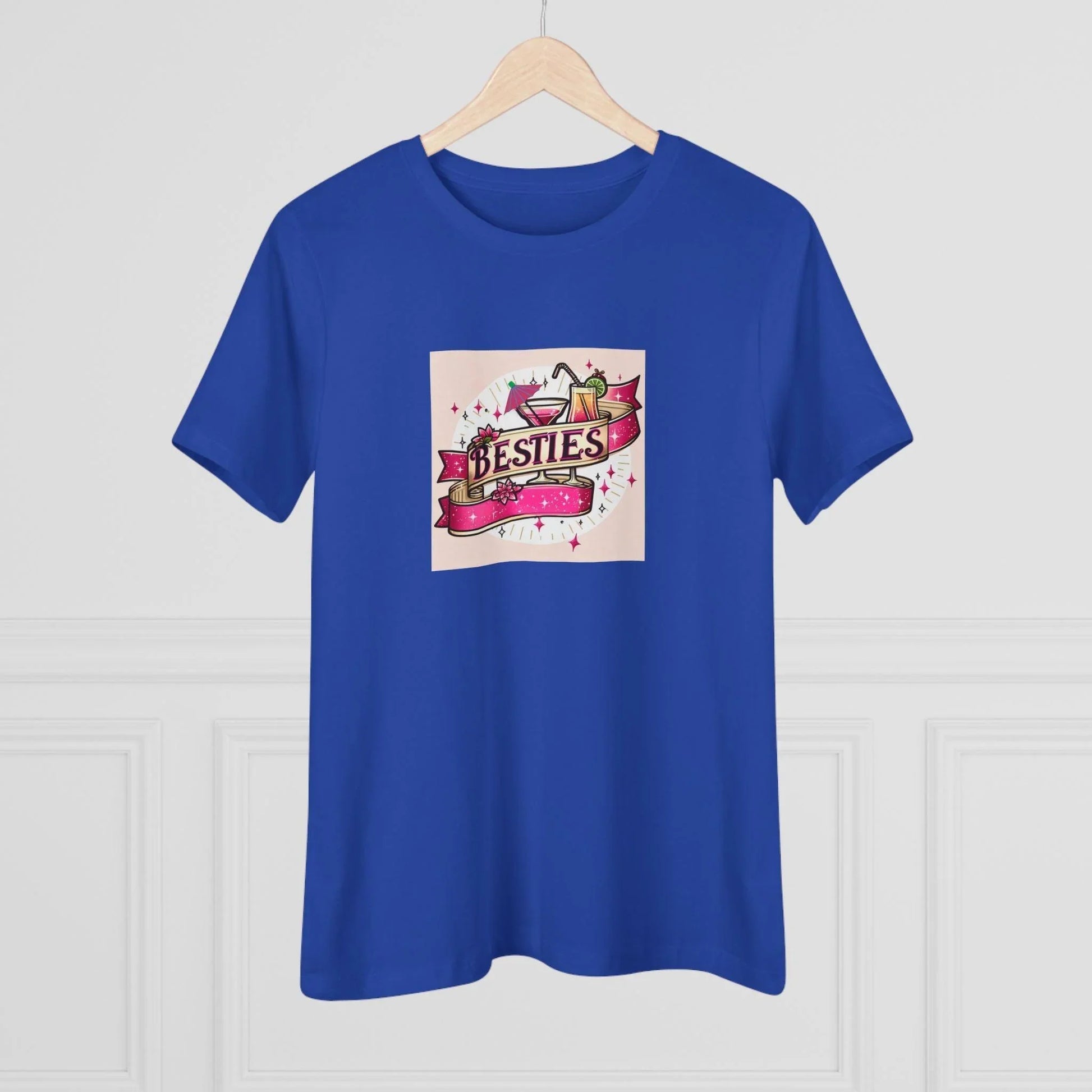 Besties - Two Pink Cocktails - Women's Softstyle Tee - Whippie's