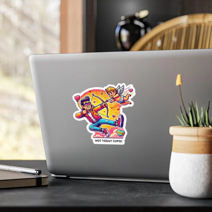 🏹 Cupid Begone! 🏹 Kiss-Cut Vinyl Decal ✨ Love on your own terms! - Whippie's