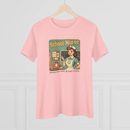 School Nurse Hero Tee - Healing with Heart in Every School