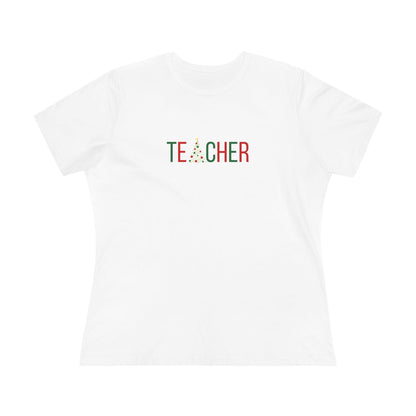 T🎄ACHER Unisex Tee - Happy Holidays from Your Favorite Teacher! 🎁 Women's Softstyle Tee - Whippie's
