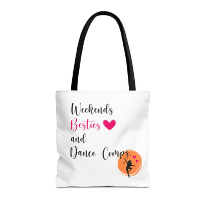 Weekends, Besties, & Dance Comps Tote Bag - 👯‍♀️💖 Carry Your Dance Crew Essentials in Style! 💖👯‍♀️ - Whippie's