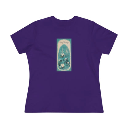 Happy Holidays - Vintage Village - Women's Tee - Whippie's