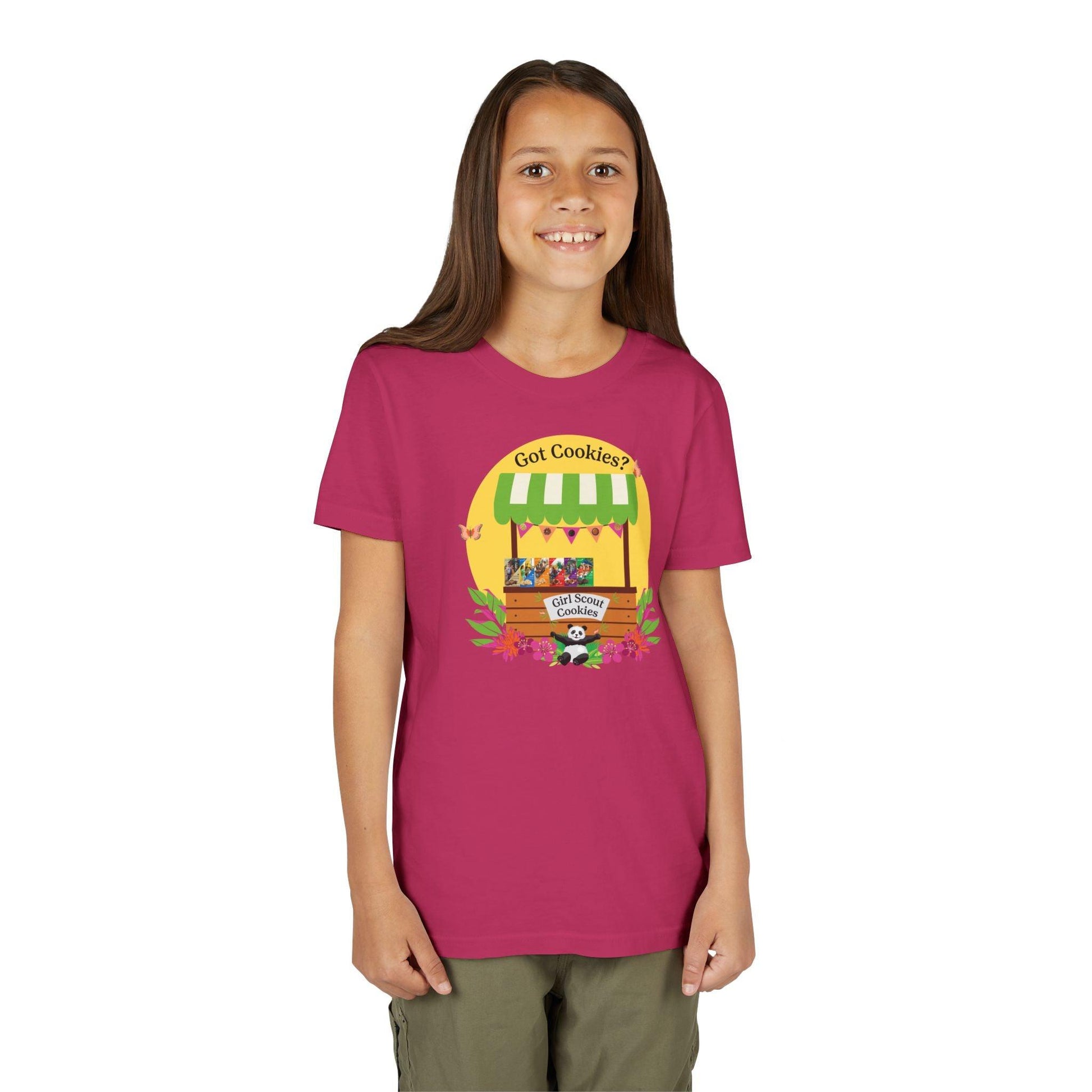 Got Cookies? Youth Tee - Support Your Local Girl Scout! 🍪🐼 - Whippie's