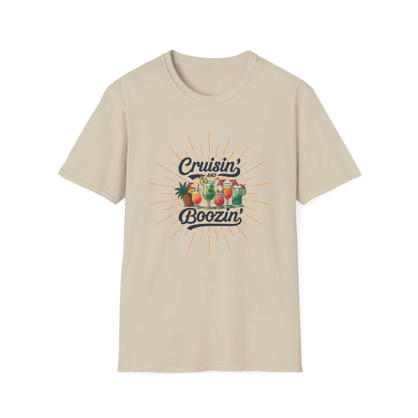 Cruisin' and Boozin Unisex Tee 🛳️🍹 - Whippie's