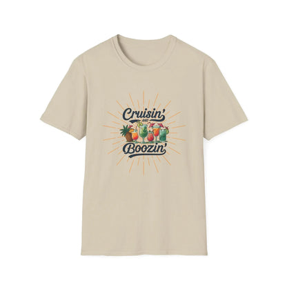 Cruisin' and Boozin Unisex Tee 🛳️🍹 - Whippie's
