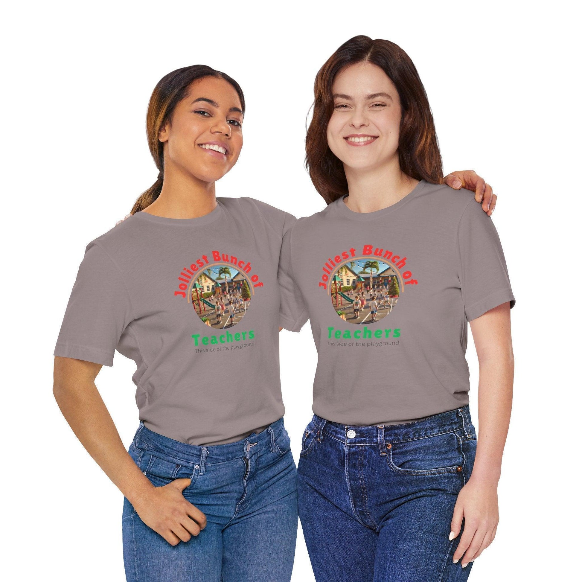 🌴 Jolly Bunch of Teachers ☀️ Unisex Jersey Tee 🧑‍🏫 - Tropical Winter - Whippie's