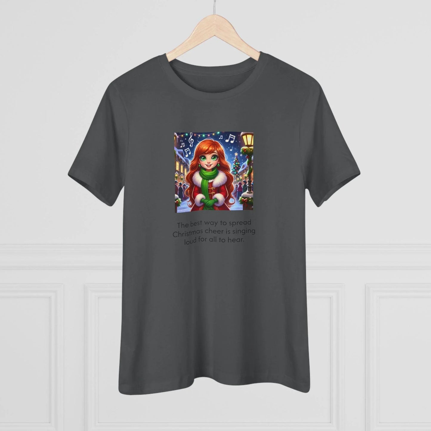 Caroler - Christmas Cheer - RH Girl - Women's Tee - Whippie's
