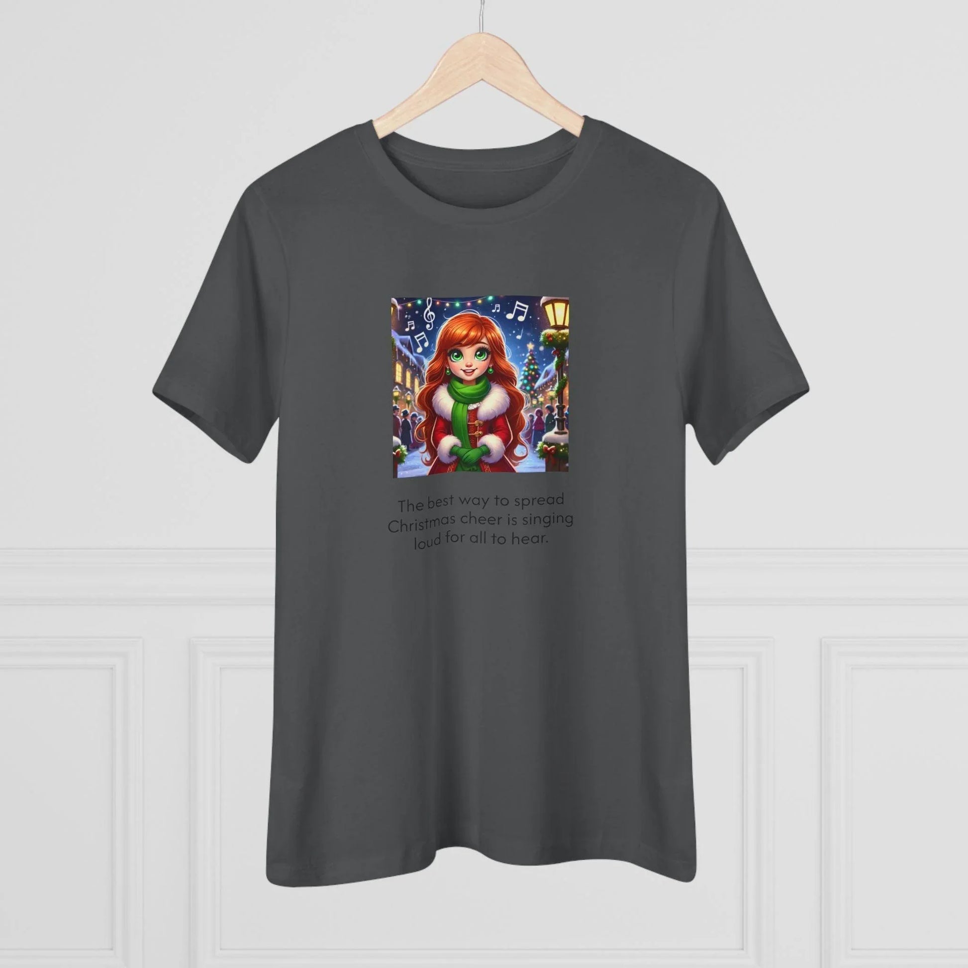 Caroler - Christmas Cheer - RH Girl - Women's Tee - Whippie's