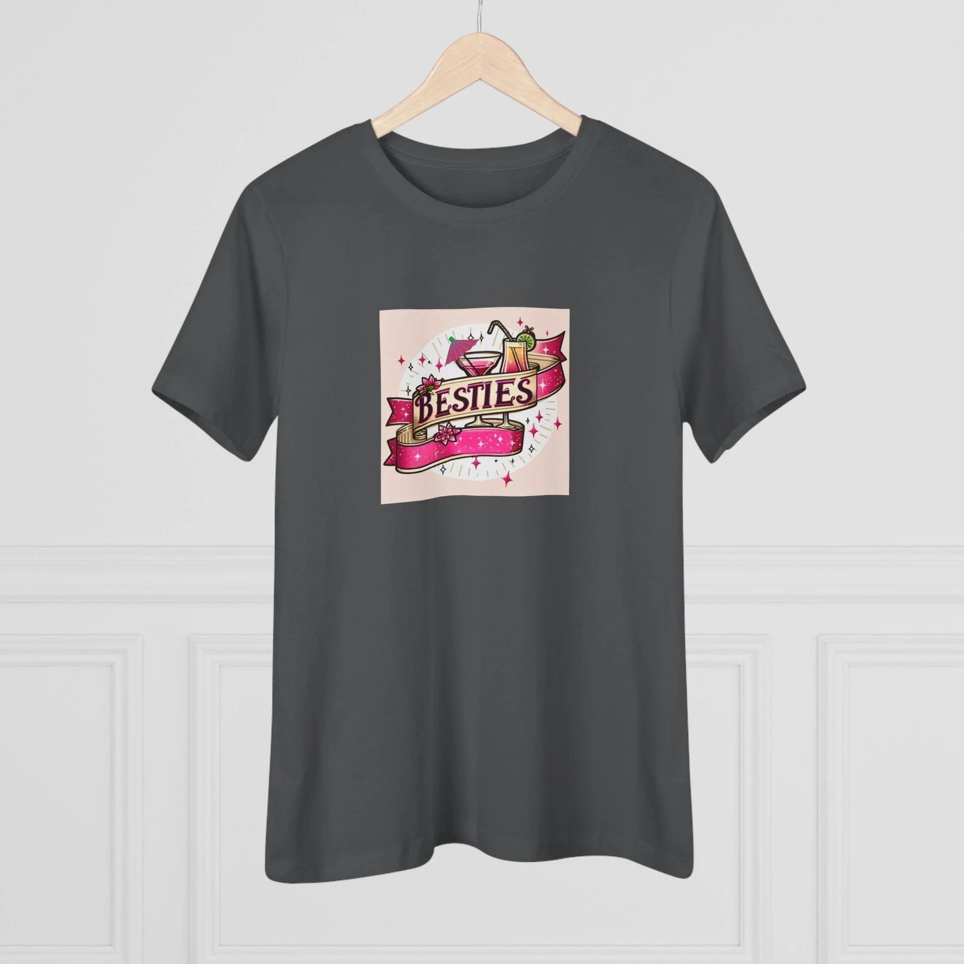 Besties - Two Pink Cocktails - Women's Softstyle Tee - Whippie's