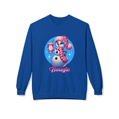 Bougie Snowwoman ❄️⛄☕ Unisex Fleece Sweatshirt ✨ - Whippie's