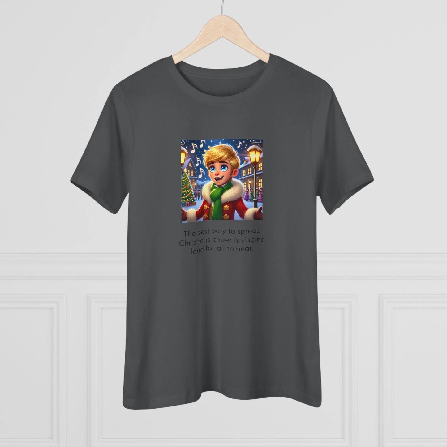 Caroler - Christmas Cheer - BHB Boy - Women's Tee - Whippie's