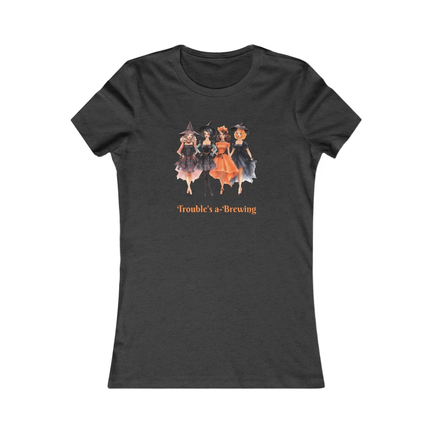 Trouble's a-Brewing: Sisterhood of Spells Tee - Halloween Squad!