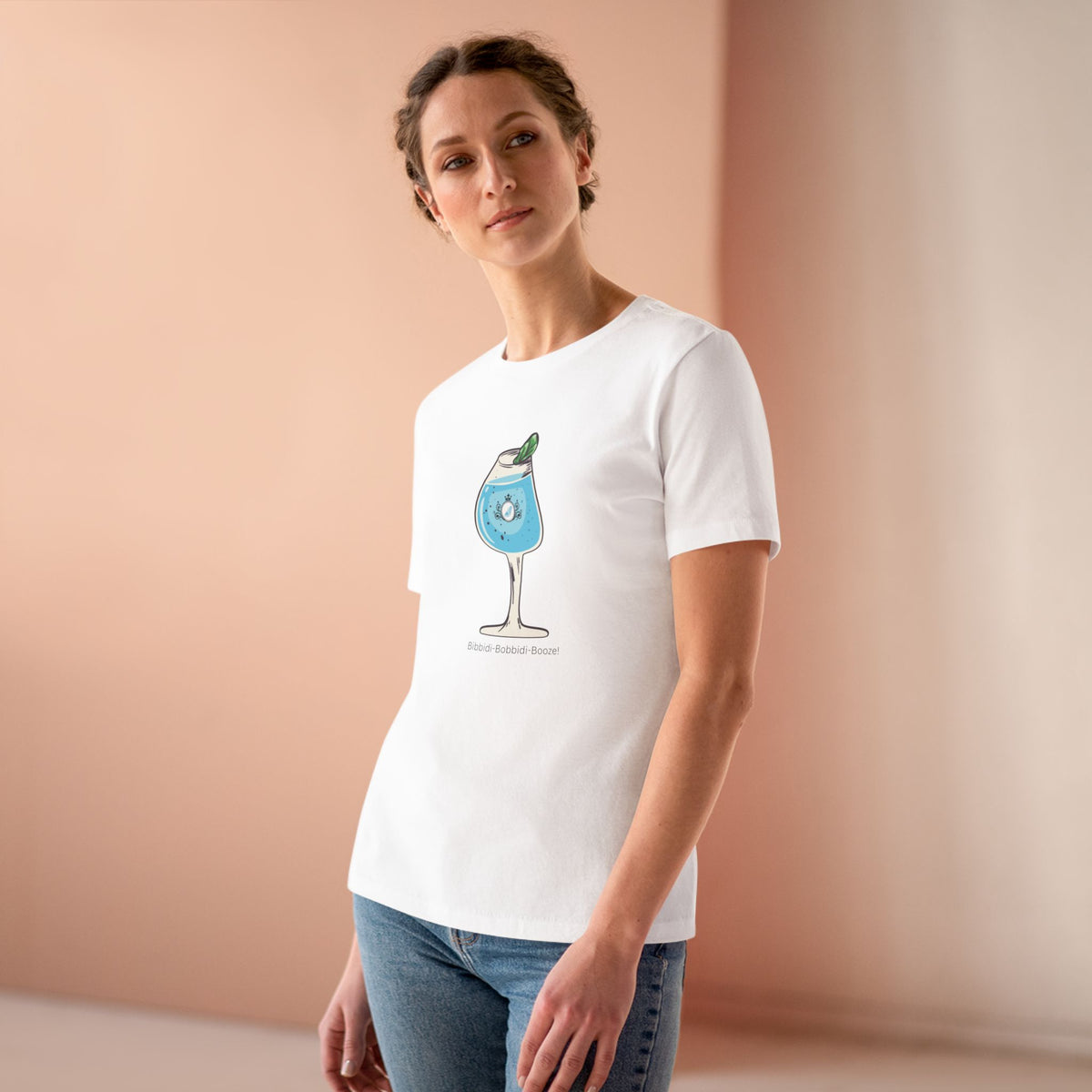 Bibbidi Bobbidi Booze Shirt - Double-Sided Women’s Drinking Around the World Tee
