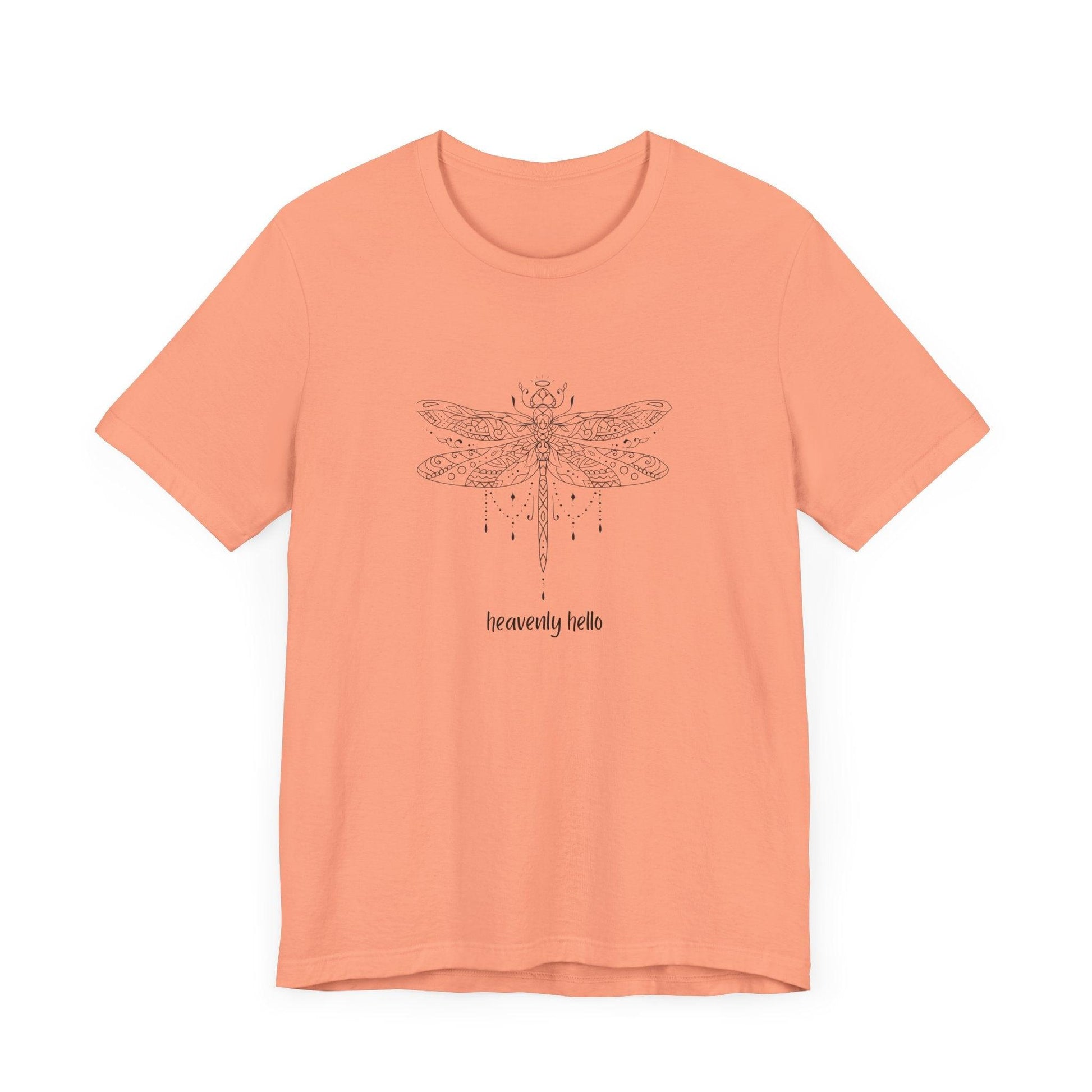 Heavenly Hello Unisex Jersey Tee - 🕊️ Carry a Piece of Heaven Close to Your Heart 🕊️ - Whippie's