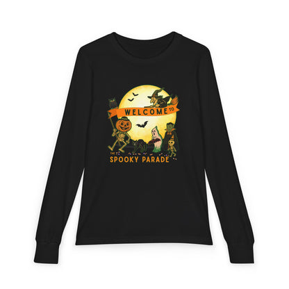 Halloween Youth Shirt | Welcome to the Spooky Parade Long Sleeve Tee