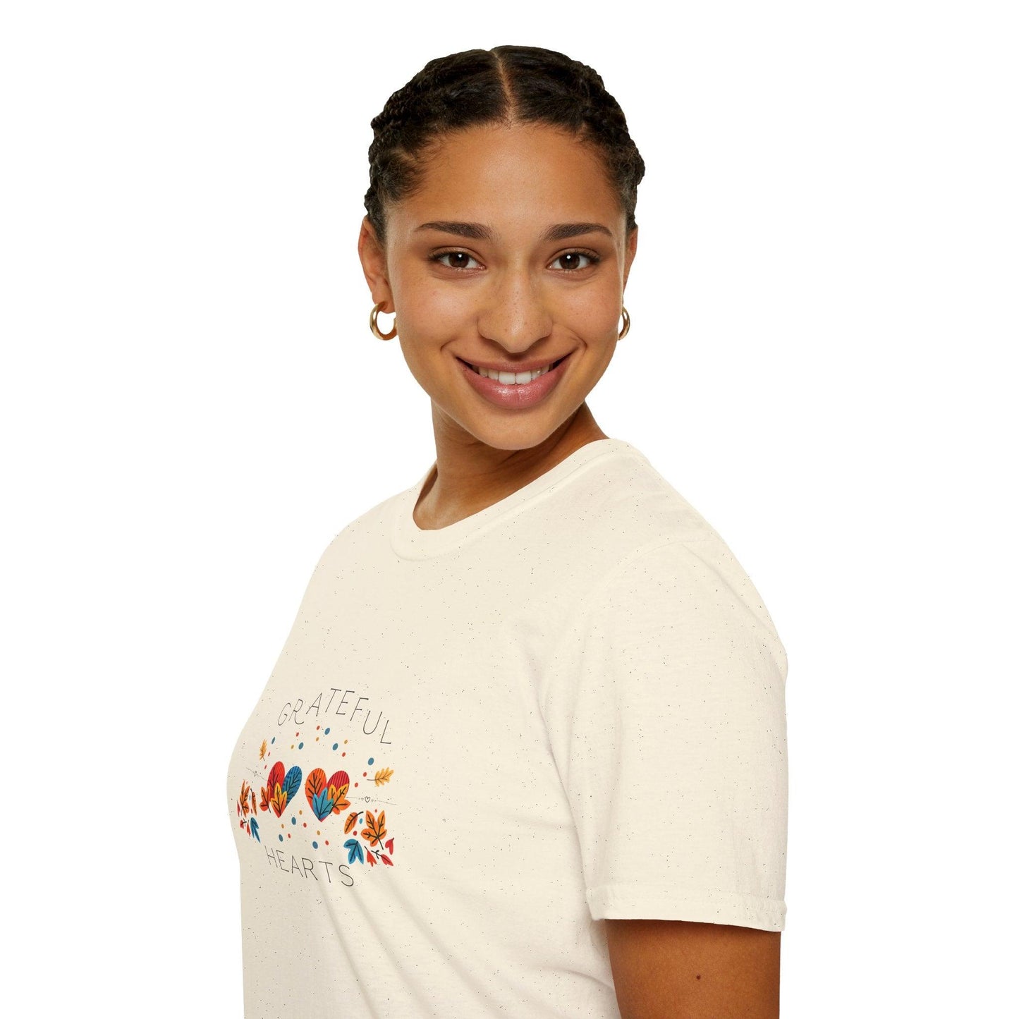 Grateful Hearts - A Family Affair 🧡💛❤️ - Two Hearts - Unisex T-Shirt - Whippie's