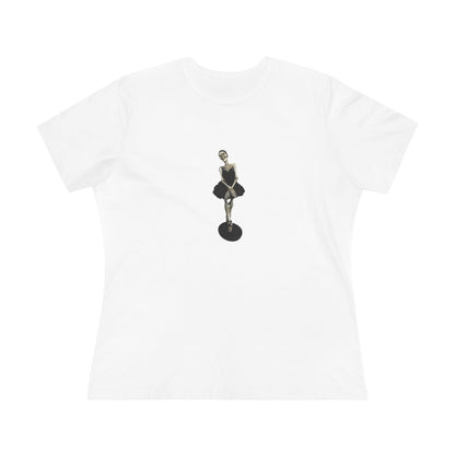 Ballerina Bones - Spooktacularly Stylish! ☠️🩰 - Women's Softstyle Tee - Whippie's