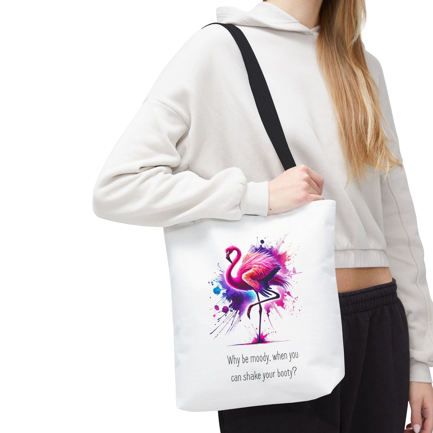 Shake Your Booty Flamingo Tote Bag | Dance Gift