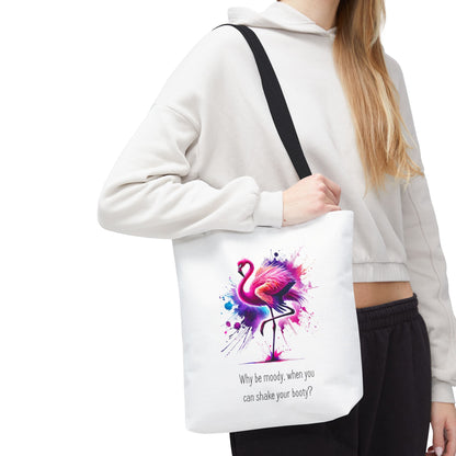 Shake Your Booty Flamingo Tote Bag | Dance Gift