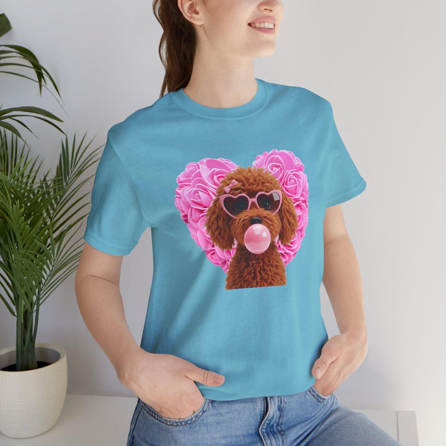 Doodle Love Unisex Jersey Tee - 💖 Cuteness Overload! 💖 - Whippie's