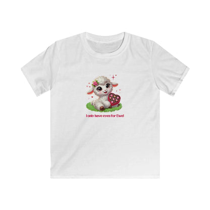 💖 I Only Have Eyes for Ewe! 🐑 Kids Tee ✨ Spread the love this Valentine's Day! - Whippie's