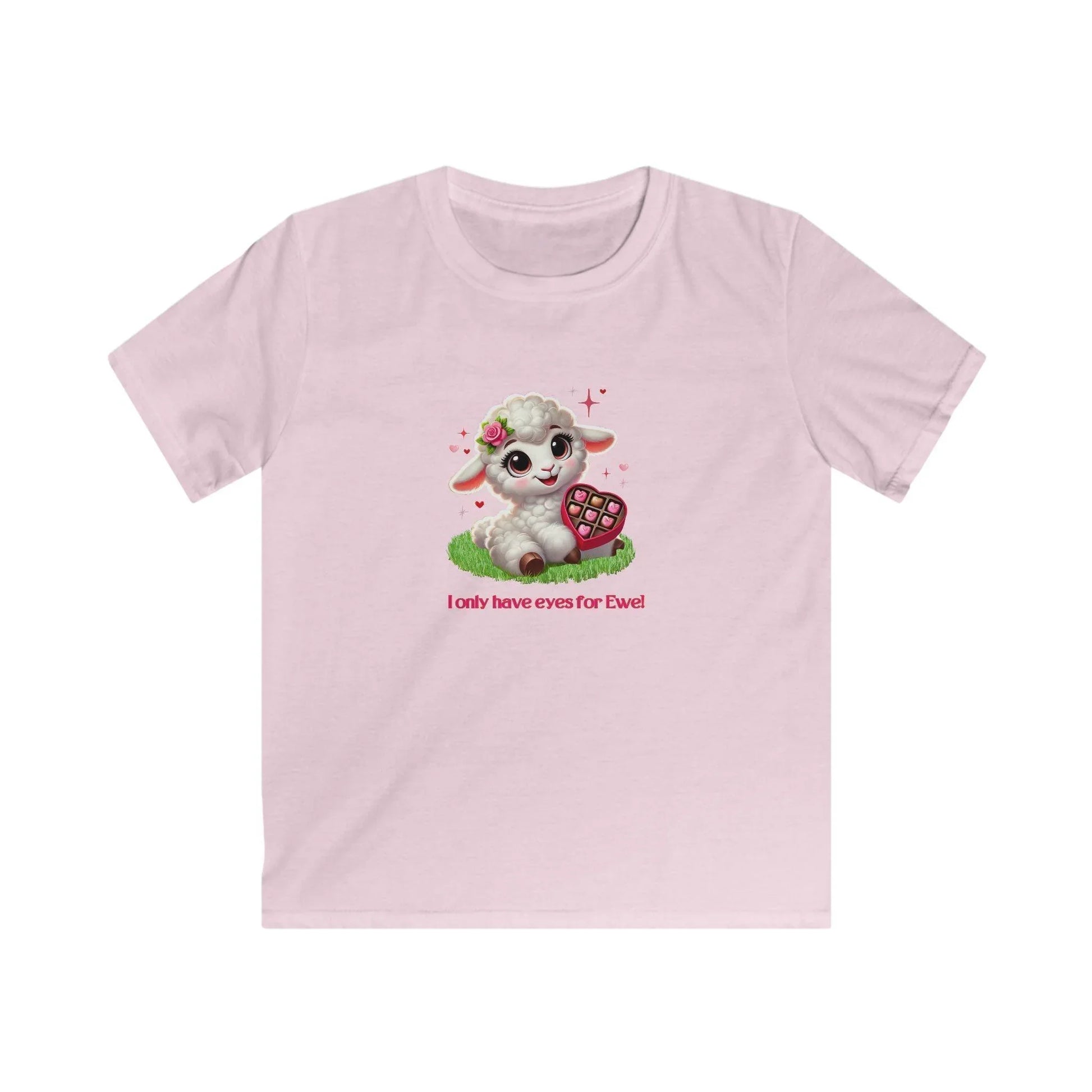 💖 I Only Have Eyes for Ewe! 🐑 Kids Tee ✨ Spread the love this Valentine's Day! - Whippie's