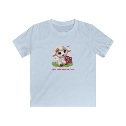 💖 I Only Have Eyes for Ewe! 🐑 Kids Tee ✨ Spread the love this Valentine's Day! - Whippie's